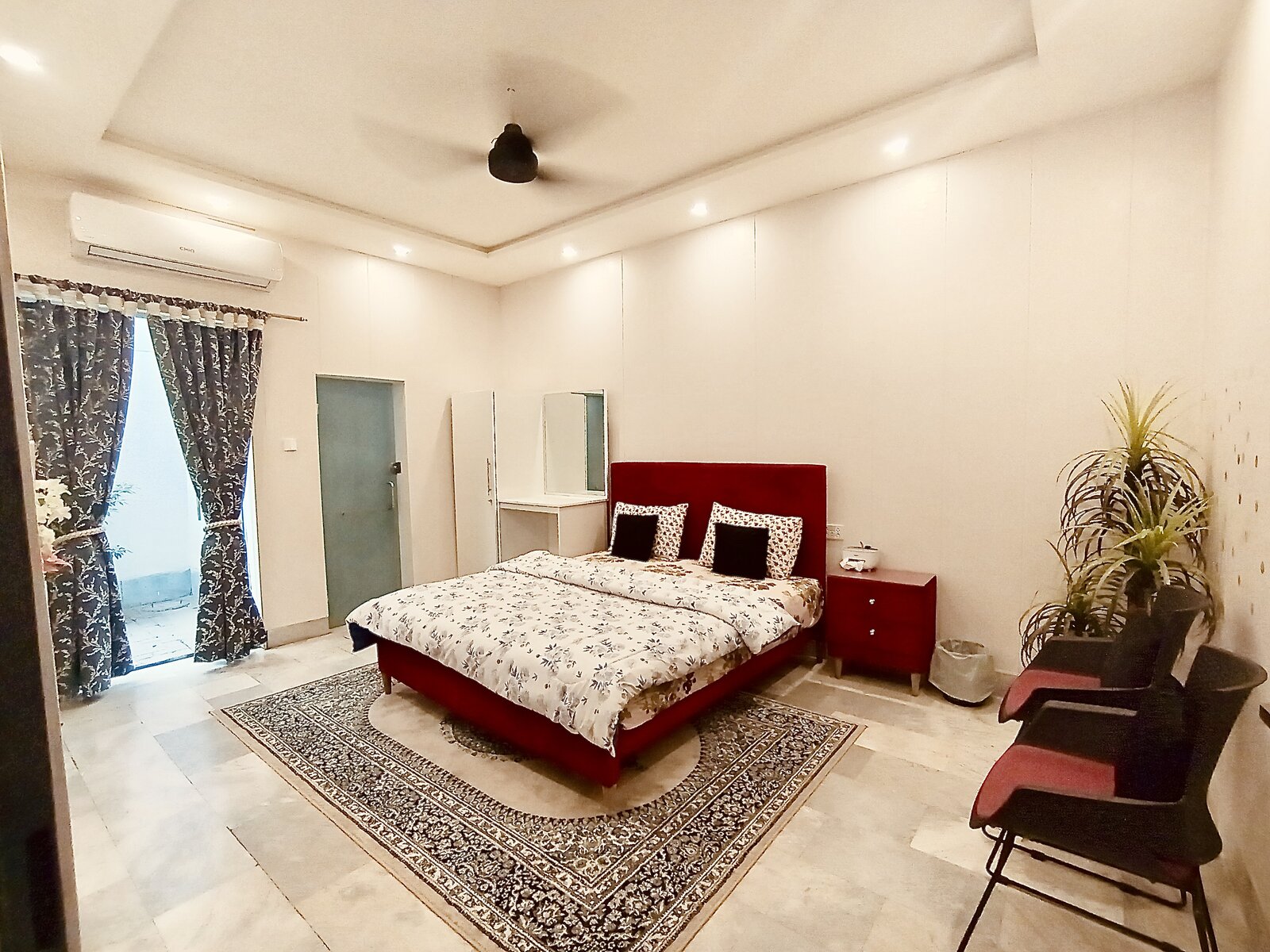 Bedroom A — wider view